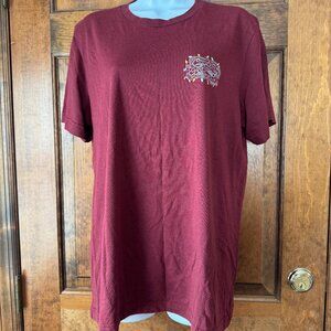 Bella Canvas Burgundy Cape May Brewing Co Crewneck Tee Large